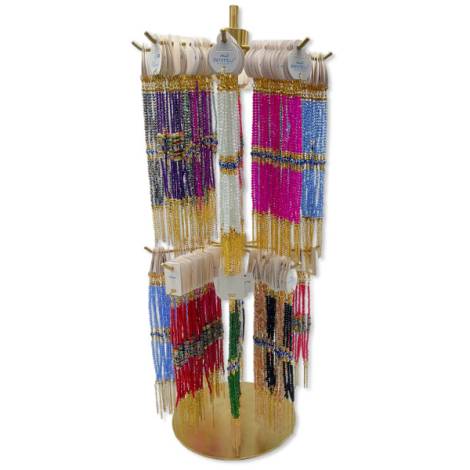 901321 - Surtido expositor sobremesa pulseras doradas