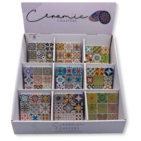 901354 - Surt posavasos oro square exp carton