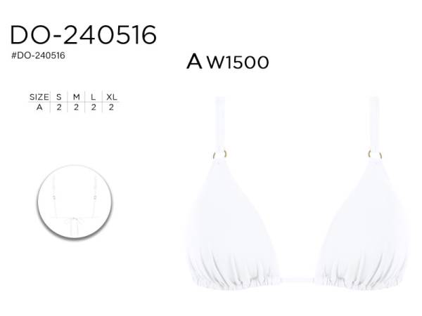 977004 - Sujetador do240516 blanco pack 8