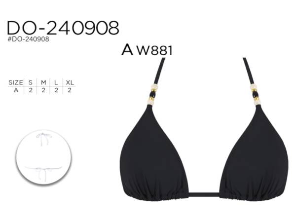 977008 - Sujetador do240908 negro pack 8