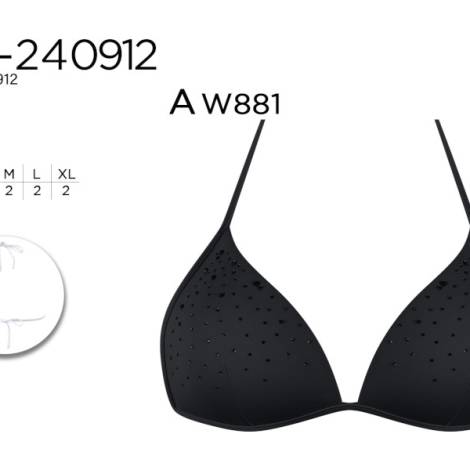 977014 - Sujetador do240912 negro pack 8
