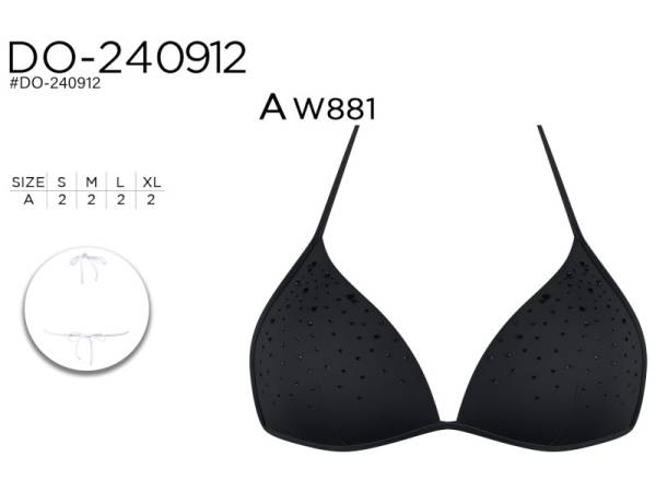 977014 - Sujetador do240912 negro pack 8