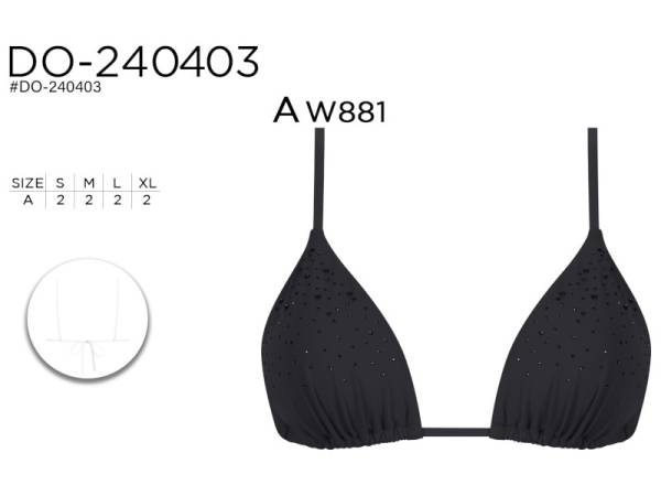 977017 - Sujetador do240403 negro pack 8