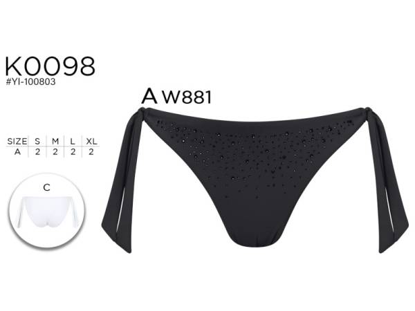 977020 - Braga k0098 negro brillantes pack 8