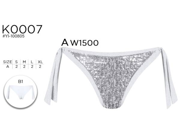 977025 - Braga k0007 blanco brillantes pack 8