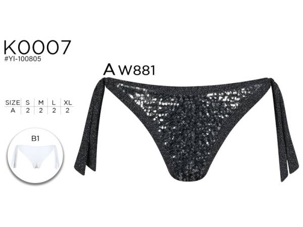 977026 - Braga k0007 negro brillantes pack 8