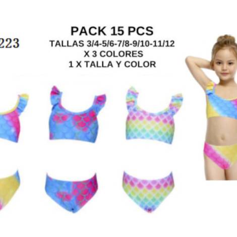 979265 - Bikini niña H5223 pack 15