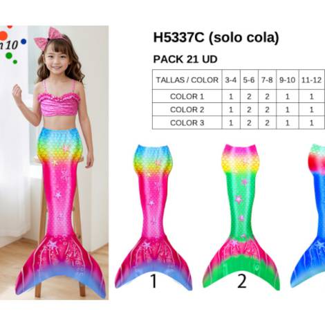 979279 - Cola sirenita h5337c pack 21