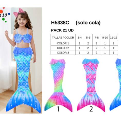 979280 - Cola sirenita h5338c pack 21