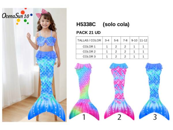 979280 - Cola sirenita h5338c pack 21