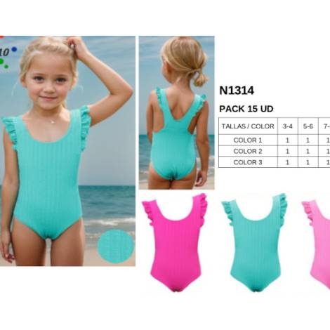 979286 - Bañador niña n1314 pack 15