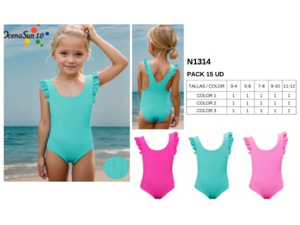979286 - Bañador niña n1314 pack 15