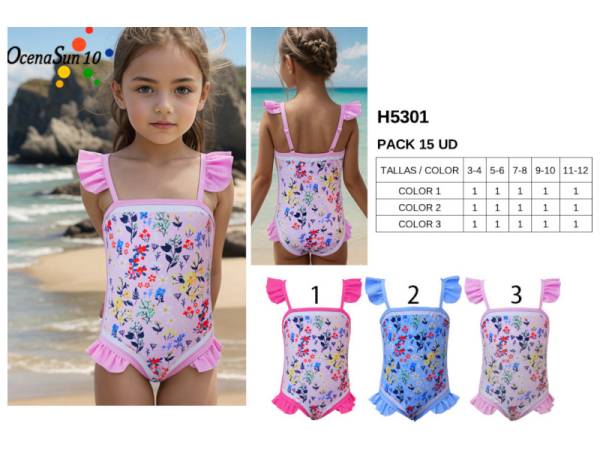 979287 - Bañador niña h5301 pack 15