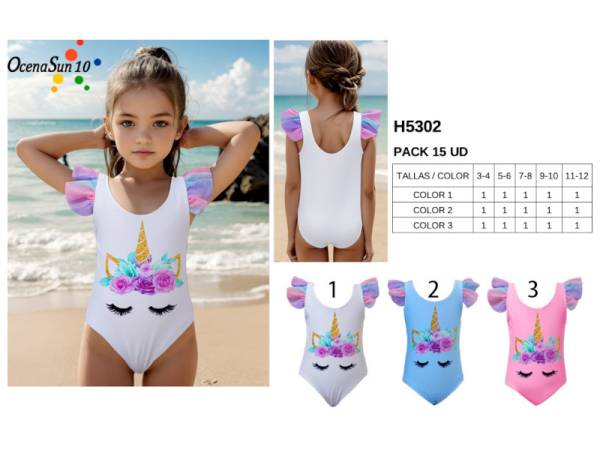 979288 - Bañador niña h5302 pack 15
