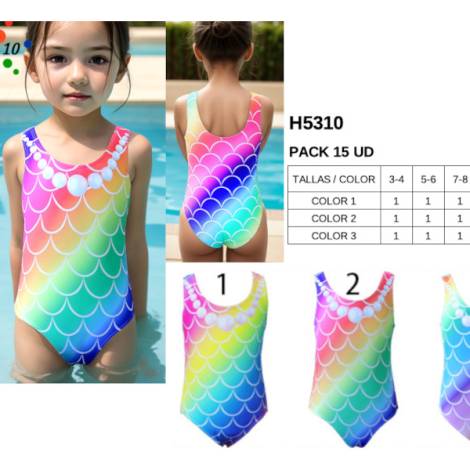 979289 - Bañador niña h5310 pack 15