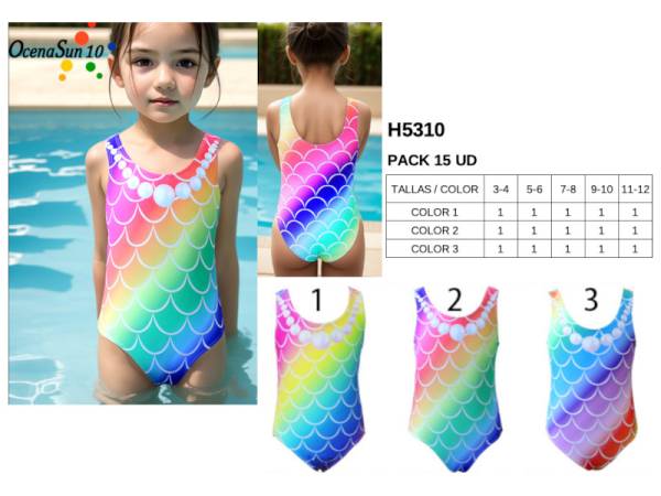 979289 - Bañador niña h5310 pack 15
