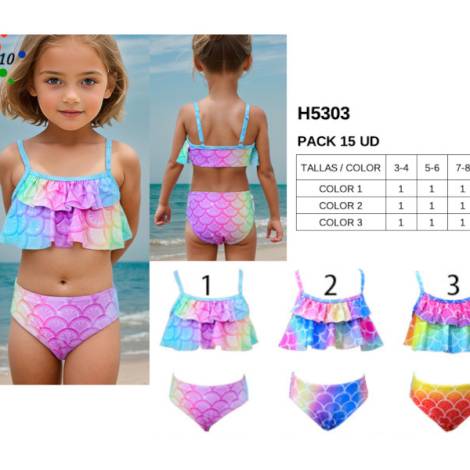 979290 - Bikini niña h5303 pack 15