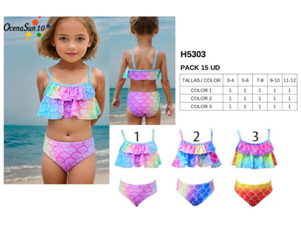 979290 - Bikini niña h5303 pack 15
