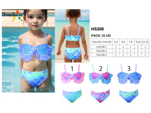 979292 - Bikini niña h5308 pack 15