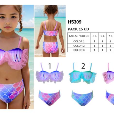 979296 - Bikini niña h5309 pack 15
