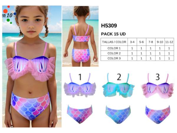 979296 - Bikini niña h5309 pack 15