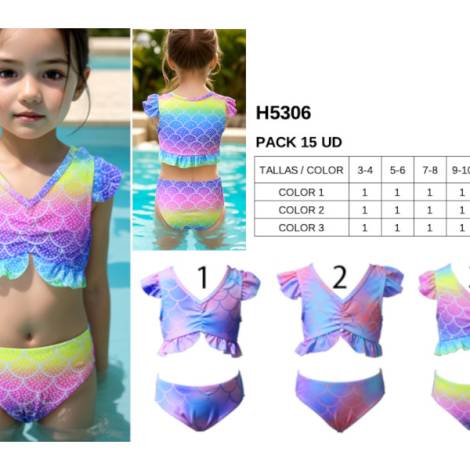 979298 - Bikini niña h5306 pack 15