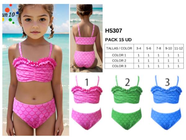 979299 - Bikini niña h5307 pack 15