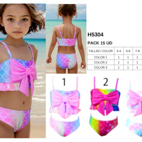 979300 - Bikini niña h5304 pack 15