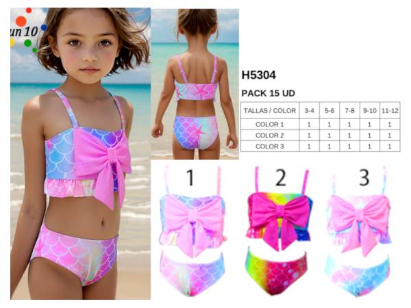 979300 - Bikini niña h5304 pack 15