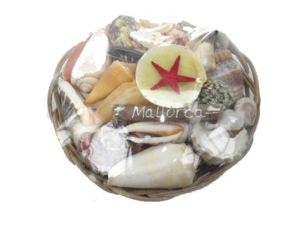 08206 - Cesta conchas super mini mallorca 19-2-402