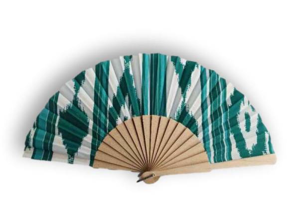 252006 - Huca beach abanico mad 23 cm mod 6 llengos verde