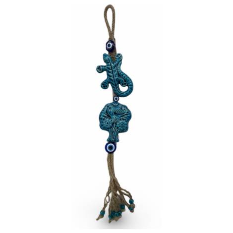 258060 - Movil ceramica gecko arbol 35 cm