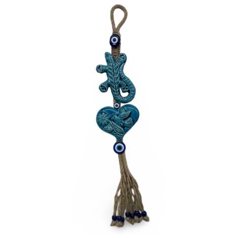 258062 - Movil ceramica gecko corazon 35 cm