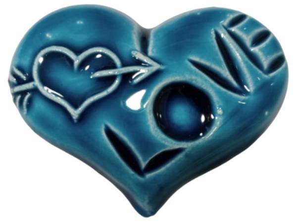 258068 - Iman ceramica corazon 8 cm