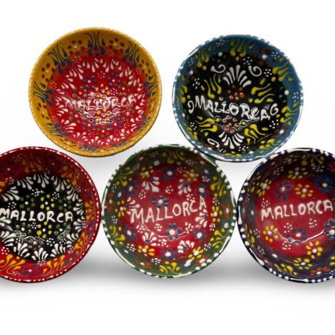 259127 - Bowl 12cm ceramica surt color (pack 24 unid) Mallorca