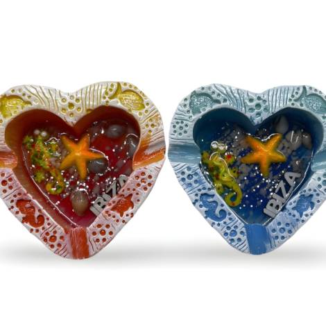 259165 - Cenicero corazon ibiza 8cm