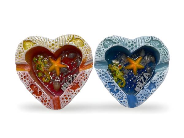 259165 - Cenicero corazon ibiza 8cm