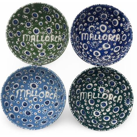 259173 - Bowl 12cm ojo turco (pack 24 unid) Mallorca