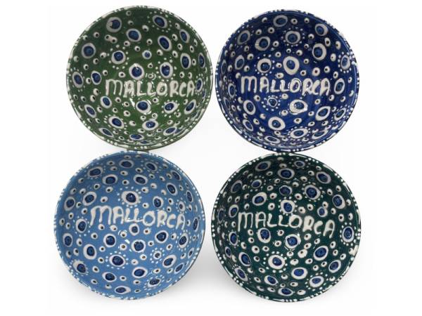 259173 - Bowl 12cm ojo turco (pack 24 unid) Mallorca