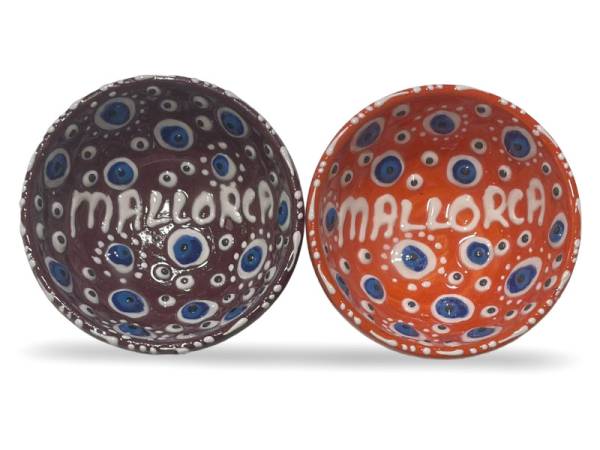 259174 - Bowl 8 cm ojo turco with box Mallorca