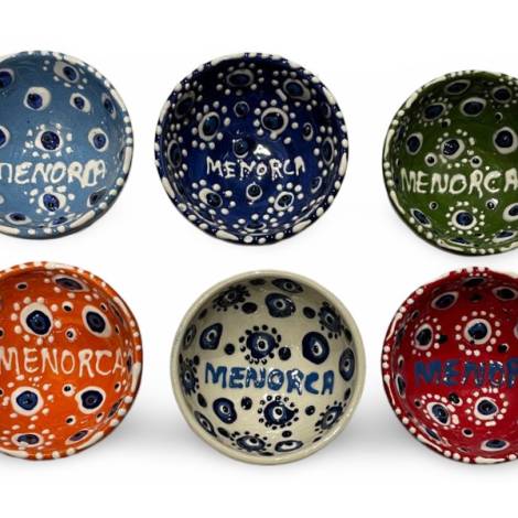 259176 - Bowl 8 cm ojo turco with box Menorca