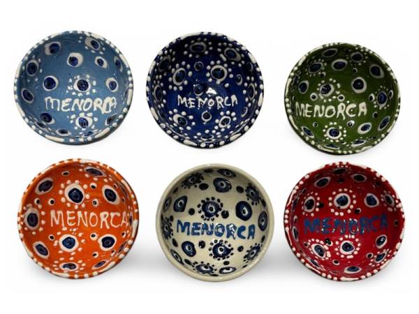 259176 - Bowl 8 cm ojo turco with box Menorca