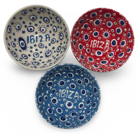 259177 - Bowl 12cm ojo turco (pack 24 unid) Ibiza