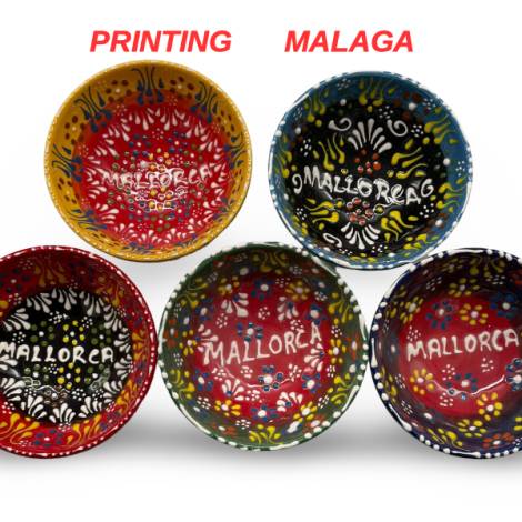259207 - Bowl 12cm ceramica surt color (pack 24 unid) Malaga