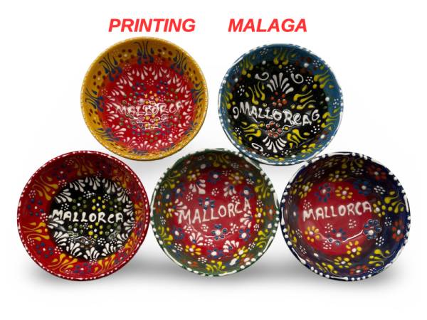 259207 - Bowl 12cm ceramica surt color (pack 24 unid) Malaga