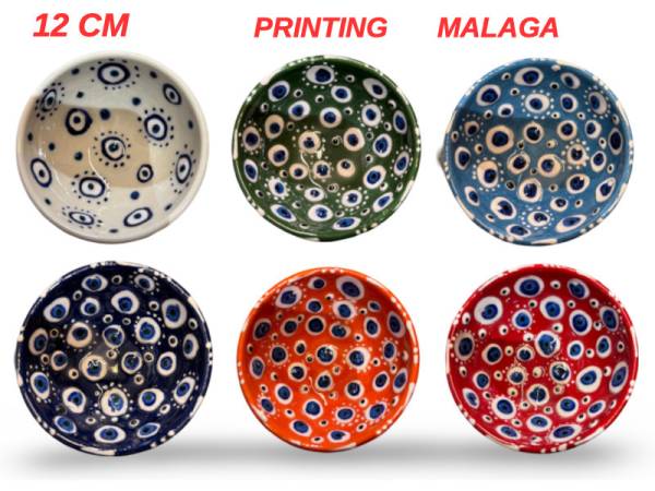 259208 - Bowl 12cm ojo turco (pack 24 unid) málaga
