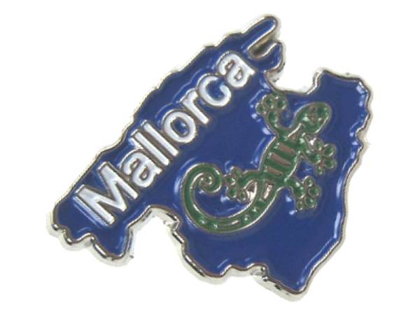 487042 - Pin mapa sargantana azul mallorca