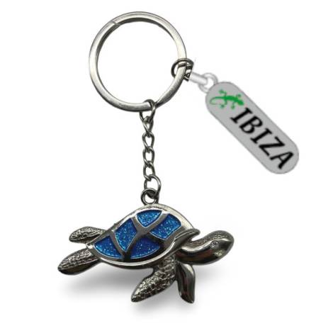 487137 - Llavero tortuga manchas Ibiza