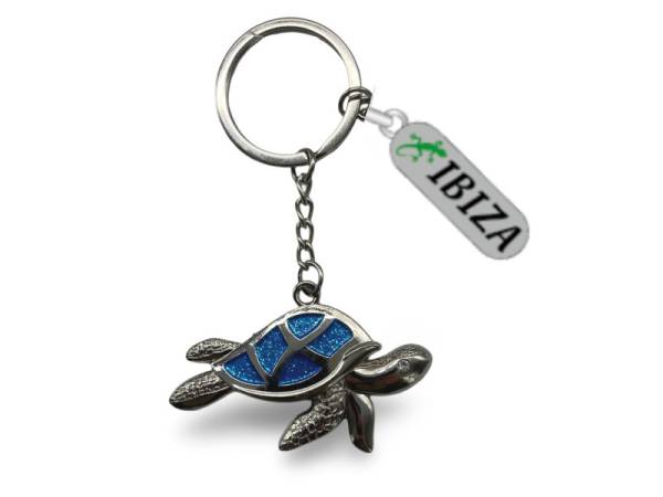 487137 - Llavero tortuga manchas Ibiza