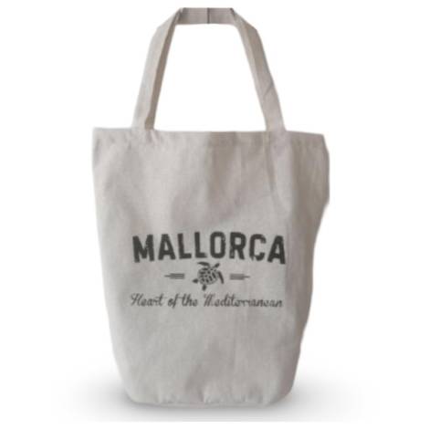 488117 - Sa.co bolsa tortuga Mallorca black letters white background